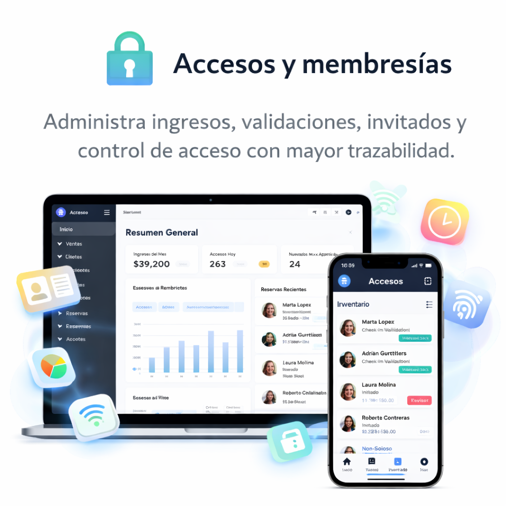 Accesos y membresías